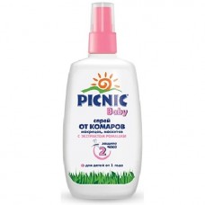 Picnic Baby  спрей детский от летающих кровососущих, 1+, 120 мл